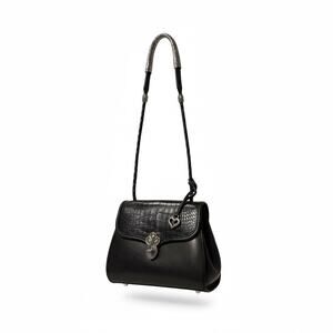 Brighton Vintage Leather Crossbody Bag - Excellent Condition